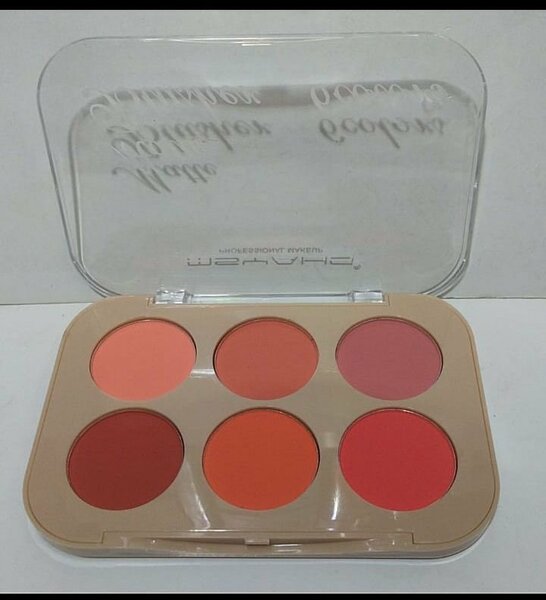 MSYAHO 6 in 1 Matte Blusher Palette