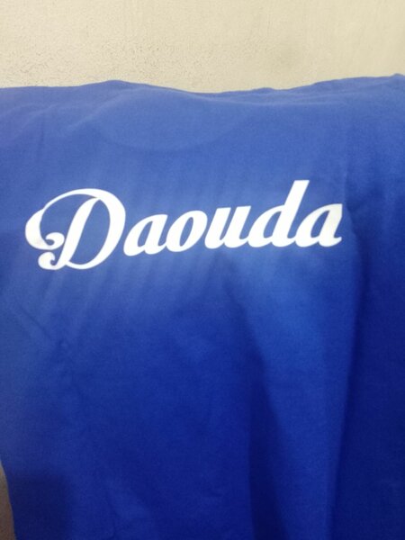 T-shirt bleu enfant Chat Noir