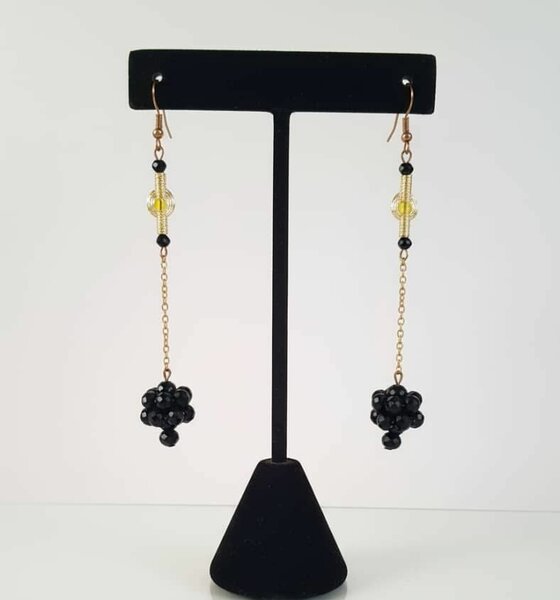 Boucles d'oreilles pendantes élégantes