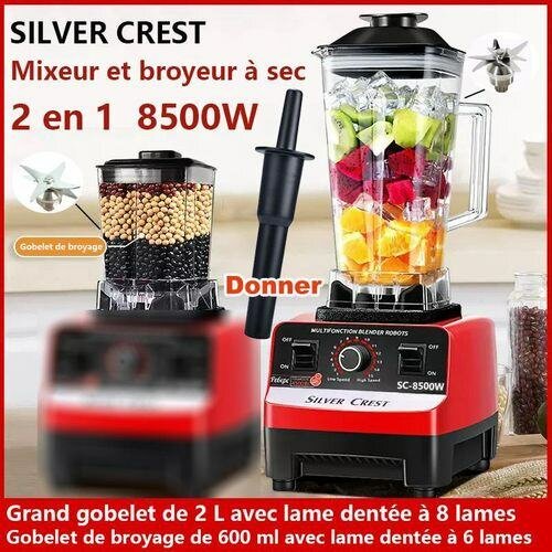 Blender Mixeur 2 en 1 8500W