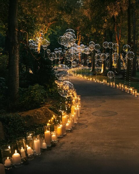 Balloons & Led Candles