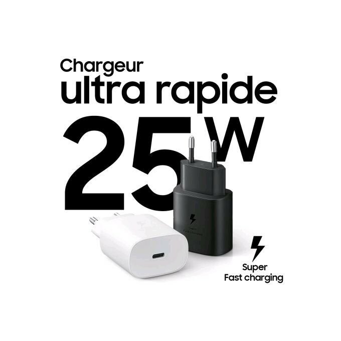 Chargeur Samsung 25W Super Rapide