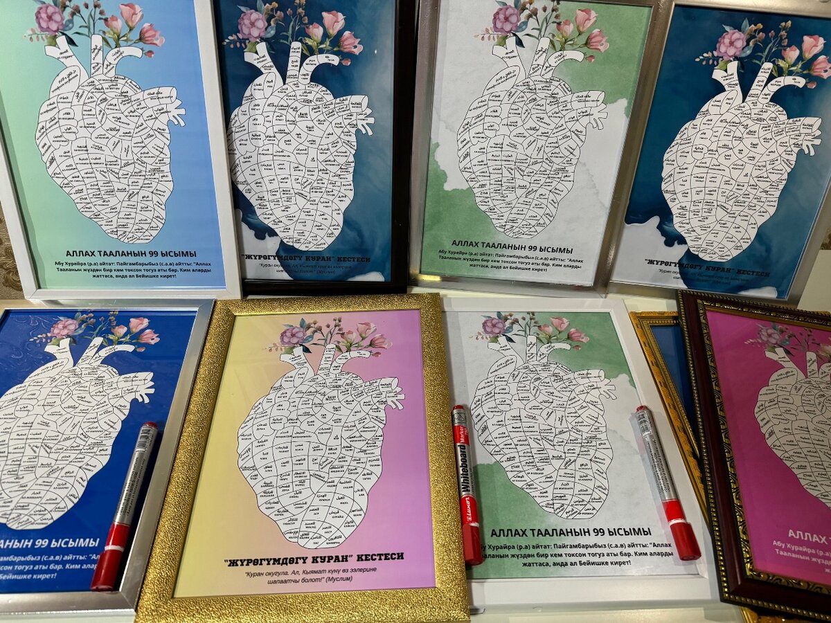 Боёлгон жүрөк Аллахтын 99ысымы жана 114сүрө