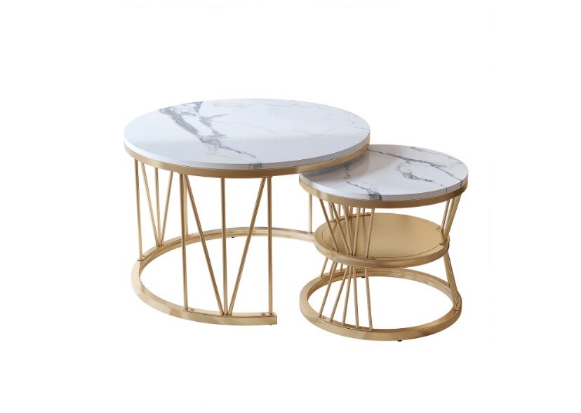 Tables gigognes en marbre