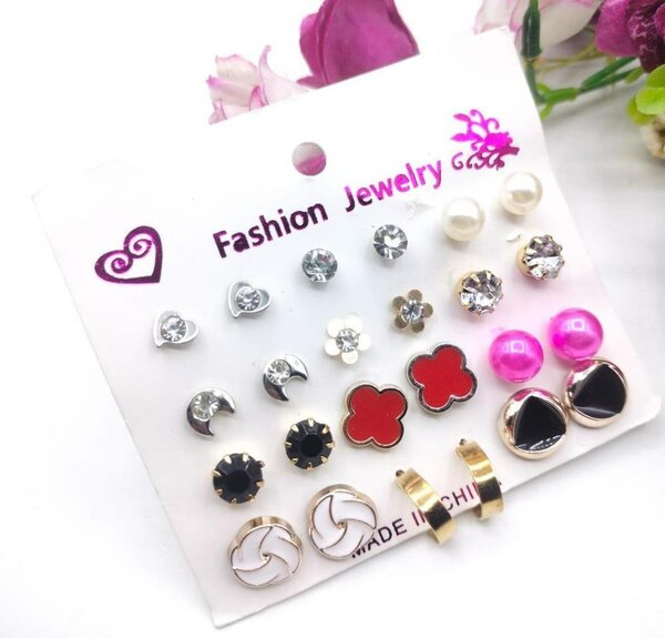 Artificial Stones Ear Studs