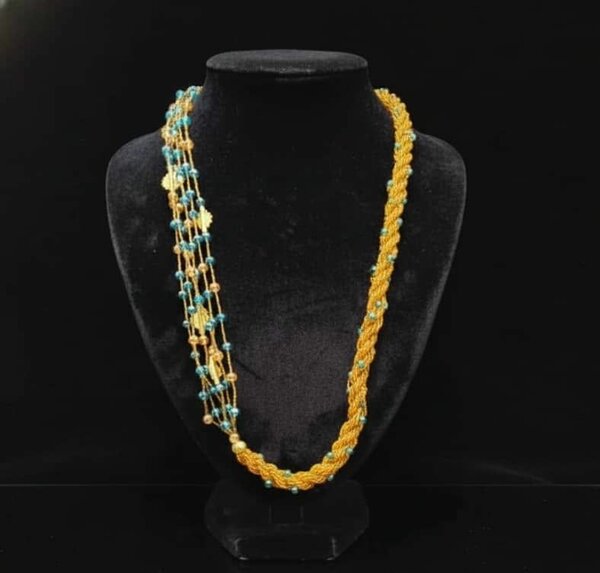 Collier sautoir en perles