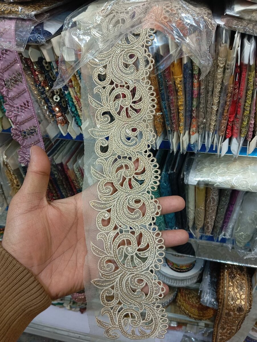 Fancy Embroidery Skin color Patch