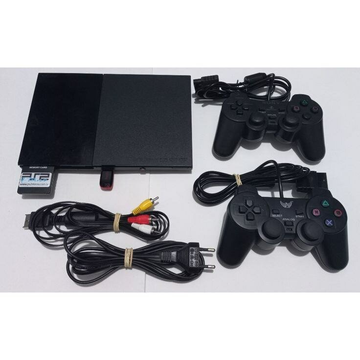 Console PS2 avec Manettes et Jeux