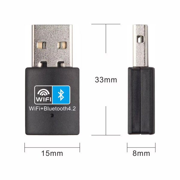 Adaptateur USB WiFi Bluetooth 4.2