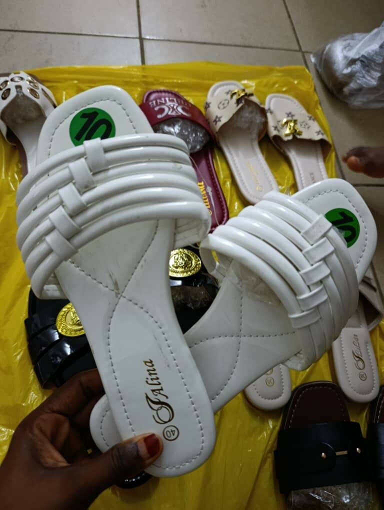 Sandales blanches tendance