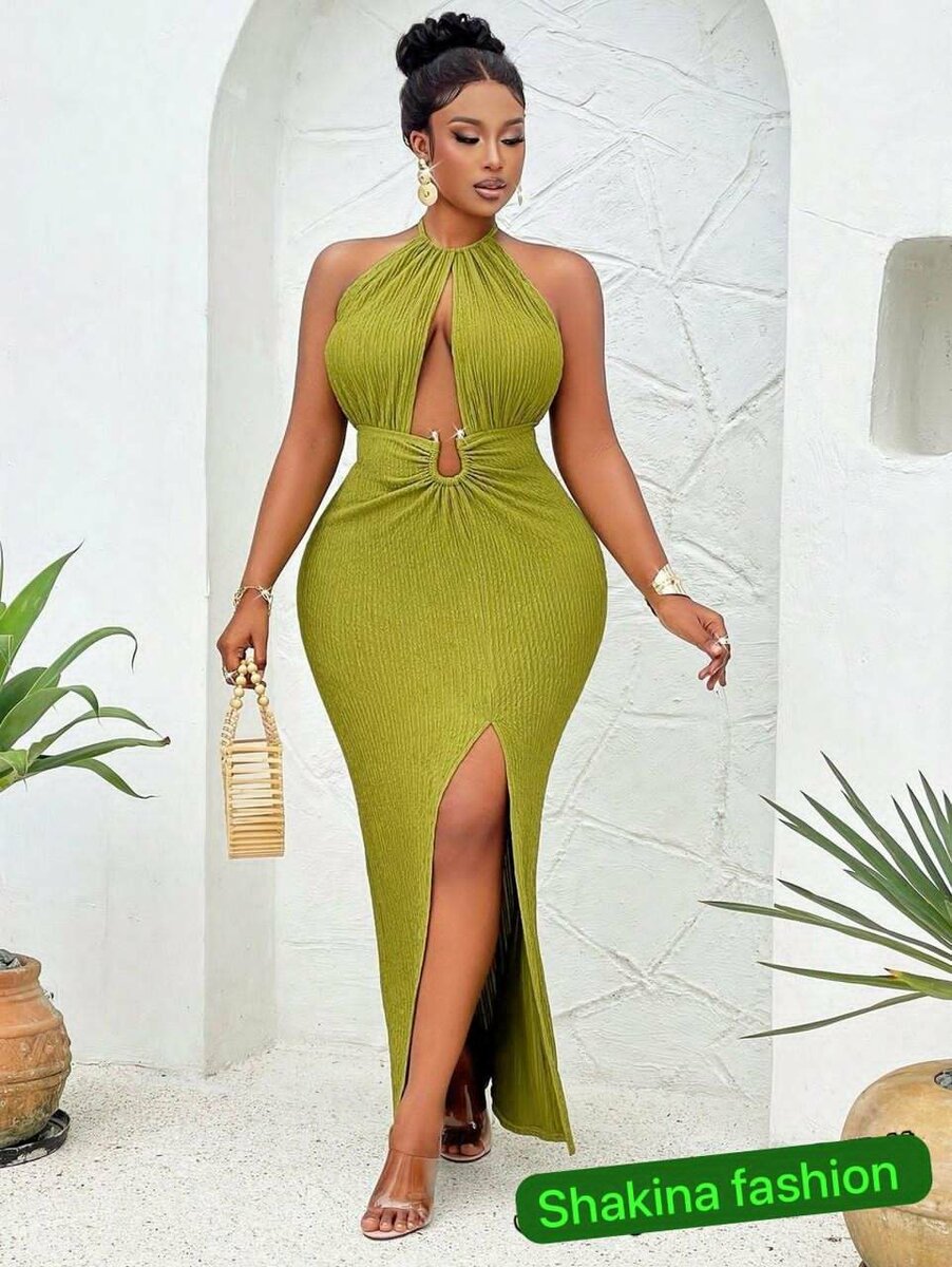 Longue robe moulante