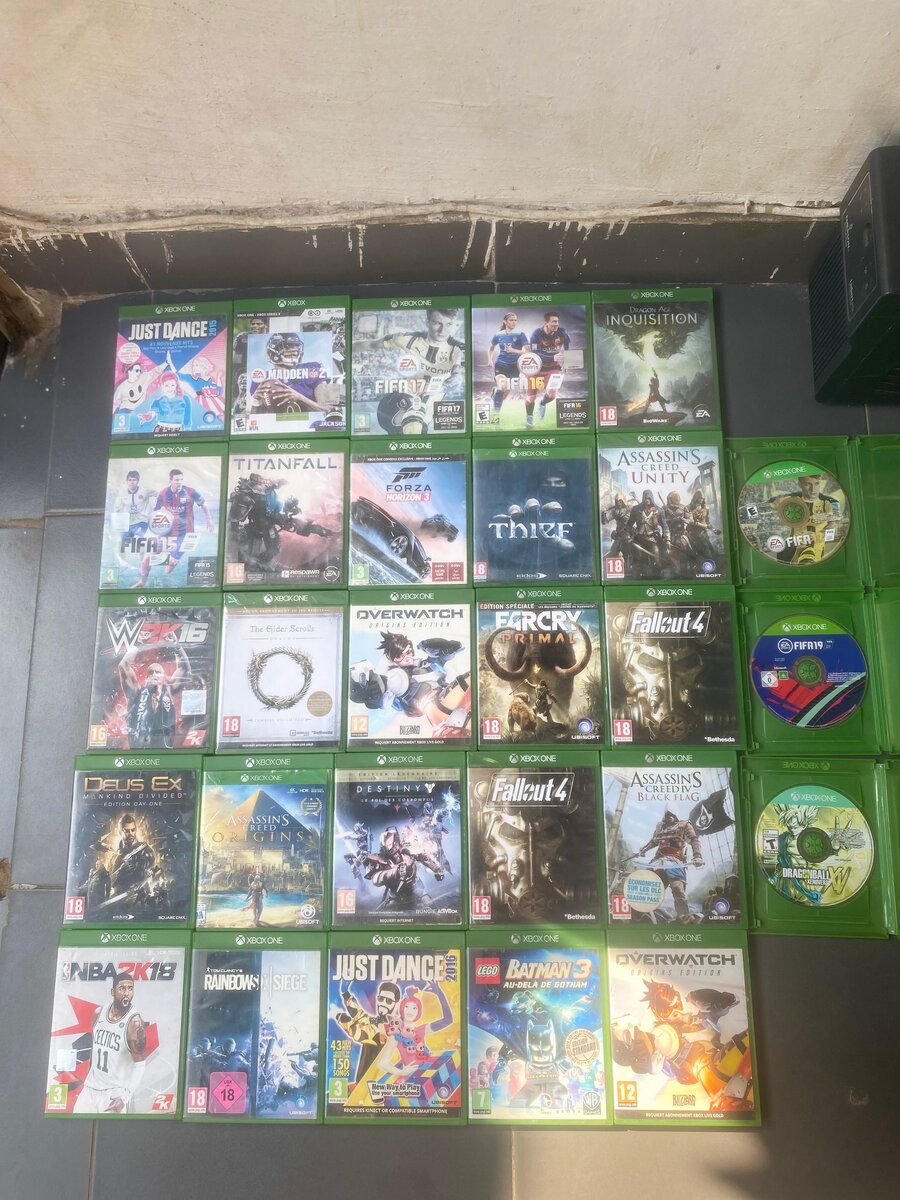 Collection de jeux Xbox