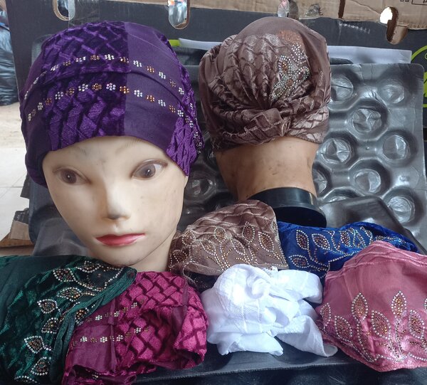 Turbans élégants en soie