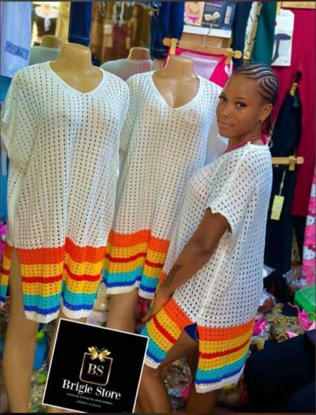 Robe de plage crochet élégante