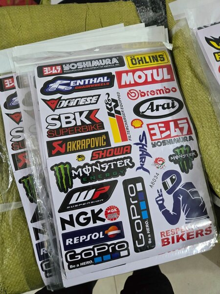 Autocollants Racing Moto