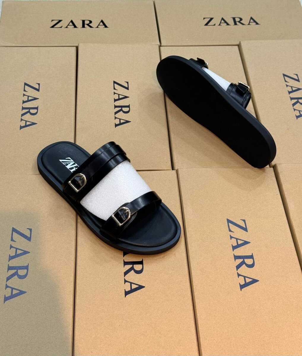 Mules élégantes en cuir