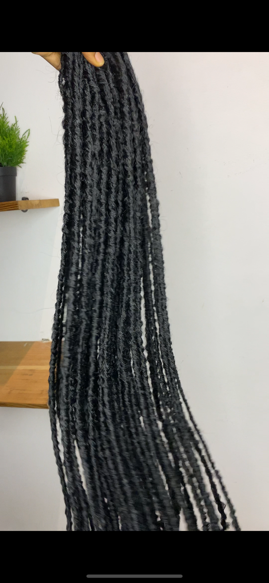 Extensions tressées longues