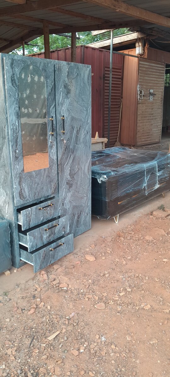 Double door wardrobe is available