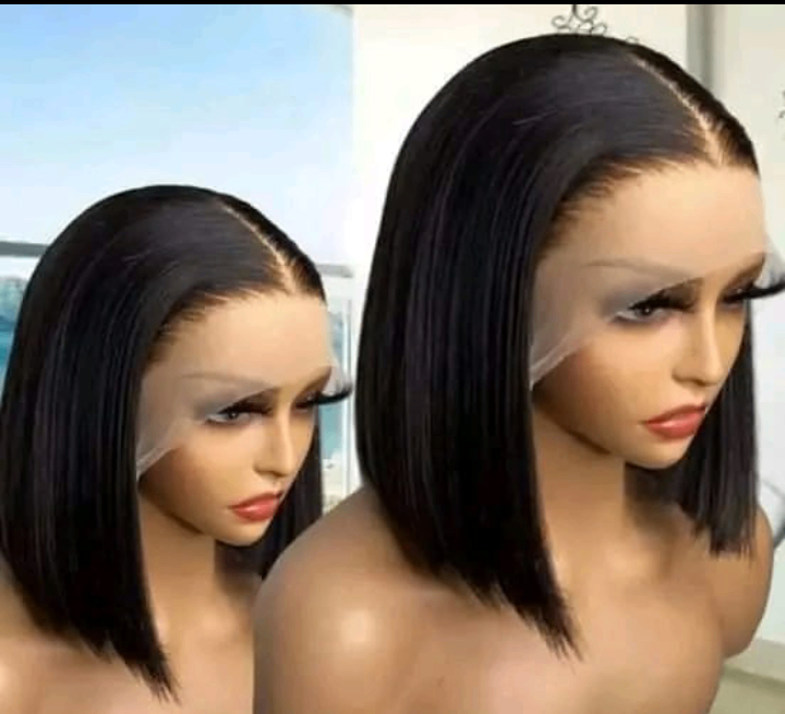 Perruque lace front noire