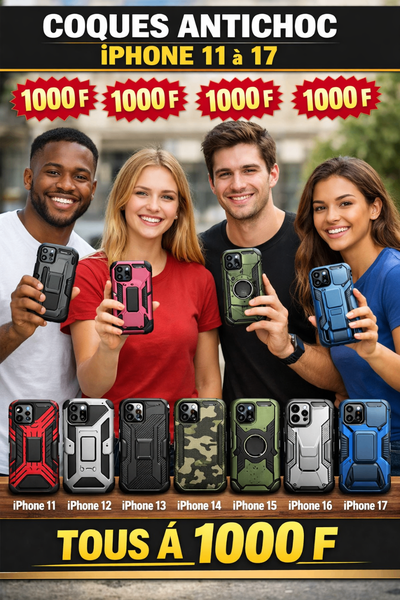 Coque Antichoc iPhone 11-17