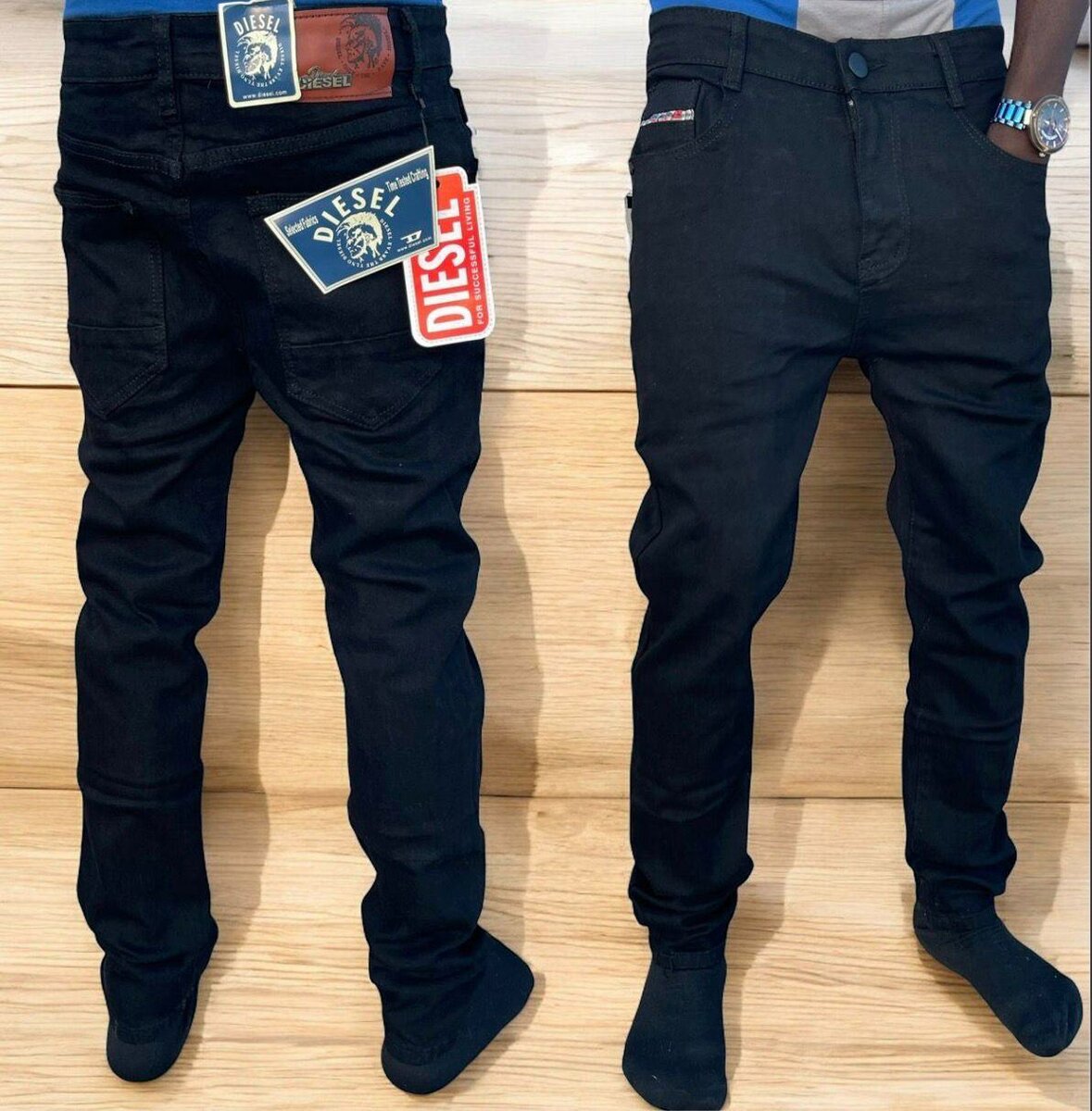 Jeans noirs pour homme Diesel