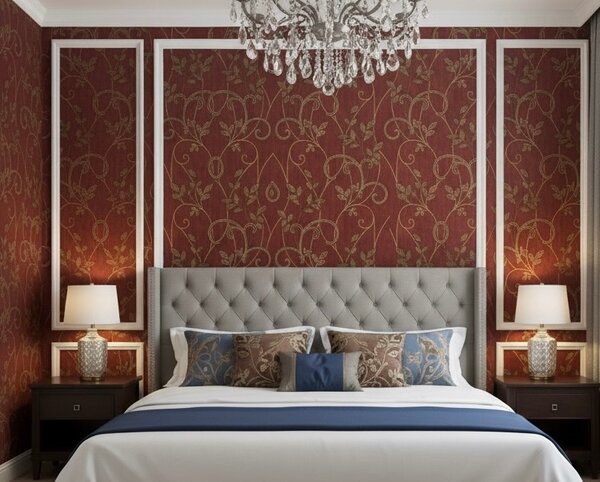 Papier peint floral élégant