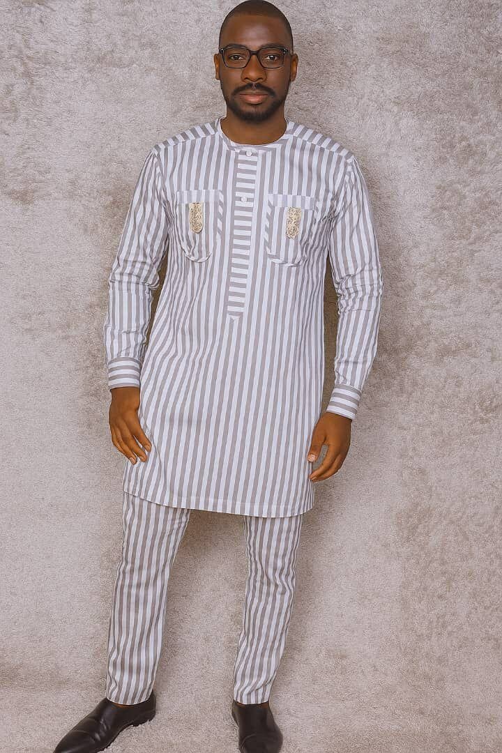 Tunique Homme Élégante Afr XXL