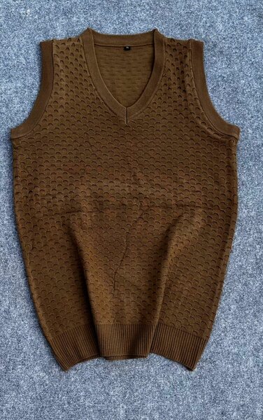 Gilet sans manches en tricot