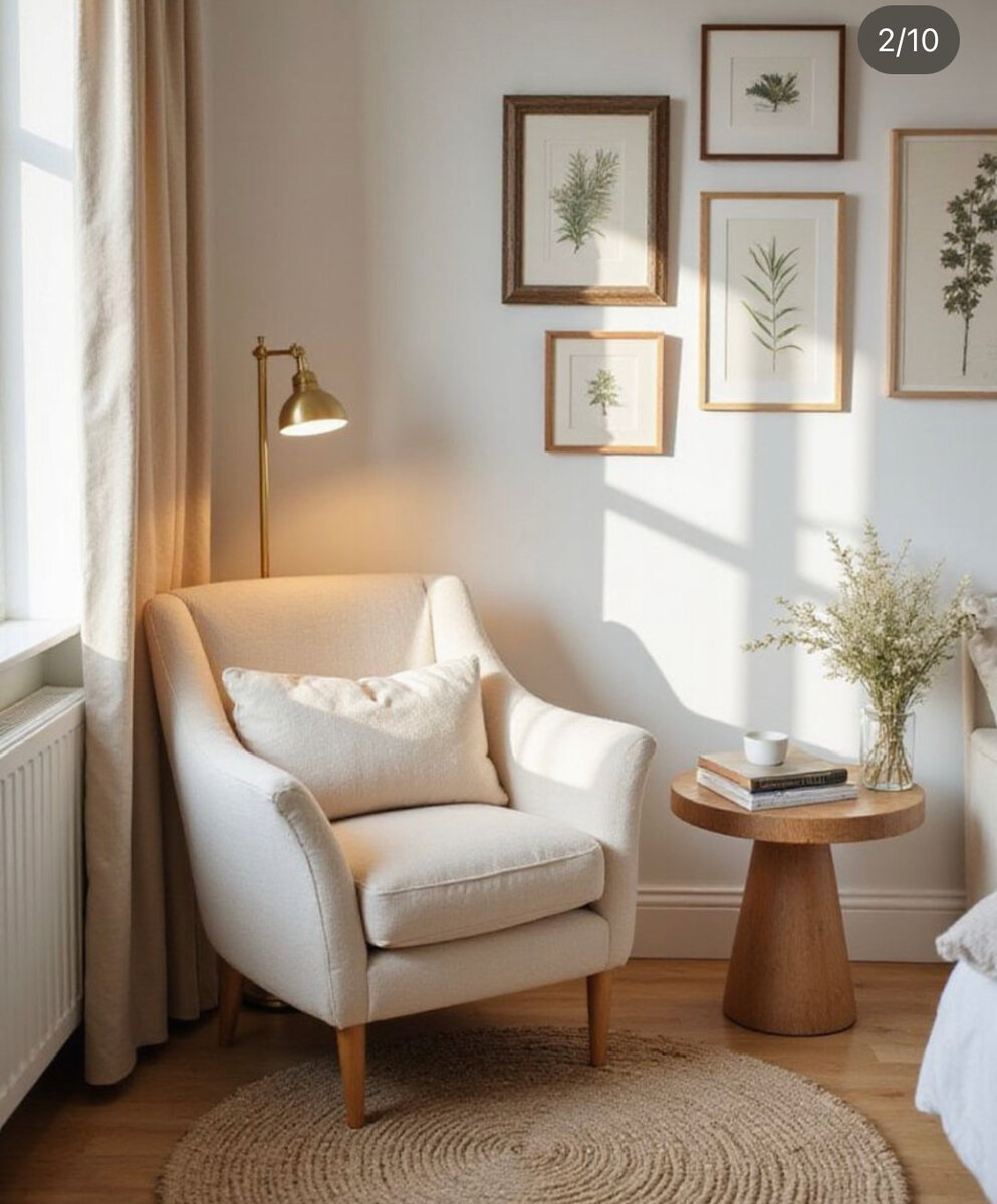 Fauteuil Confortable en Tissu