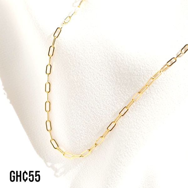 Paperclip Gold Chain