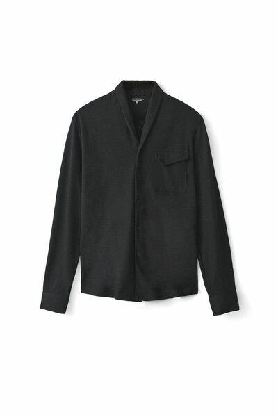 Polo Republica Men's Shawl Collar Casual Shirt