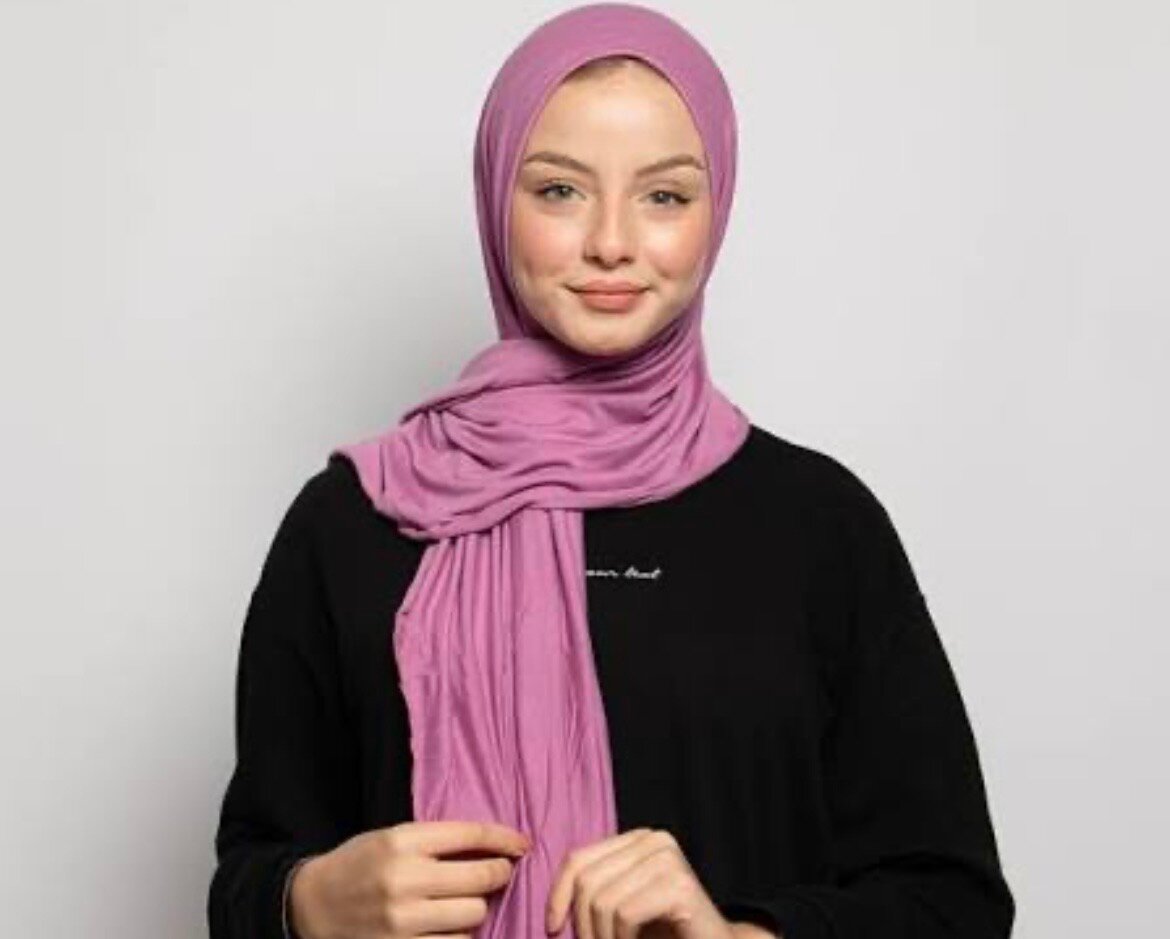 Hijab en coton élégant
