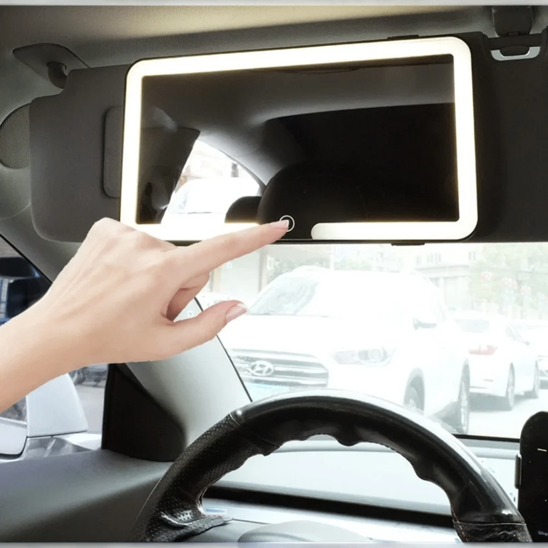 Miroir de voiture éclairé LED