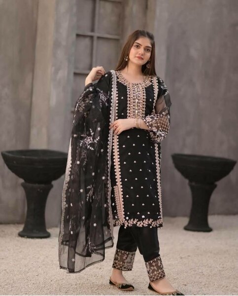 Black Tehzeeb 3pc