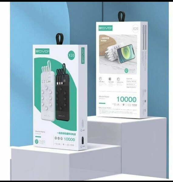 10,000mAh Multi-Port Power Bank