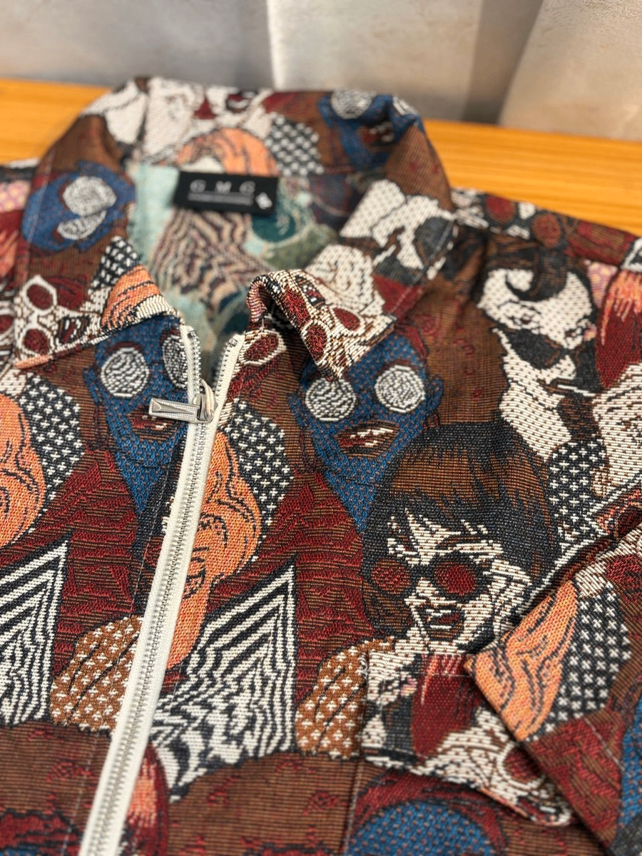 Lady In Glass Cropped Shirt