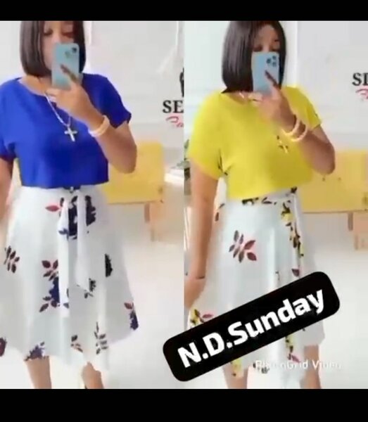 Church and office skirt and top available