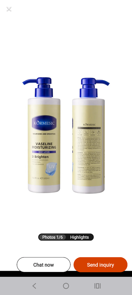 Lotion Corporel Hydratant Vaseline