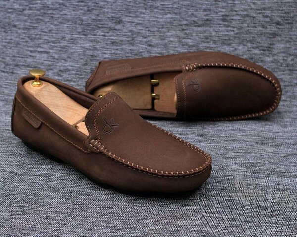 Mocassins en cuir pour hommes