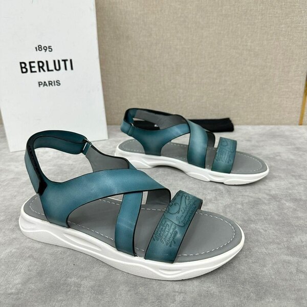 Sandales en cuir Berluti