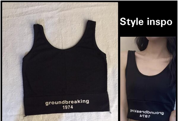 Salaula crop tops and tops