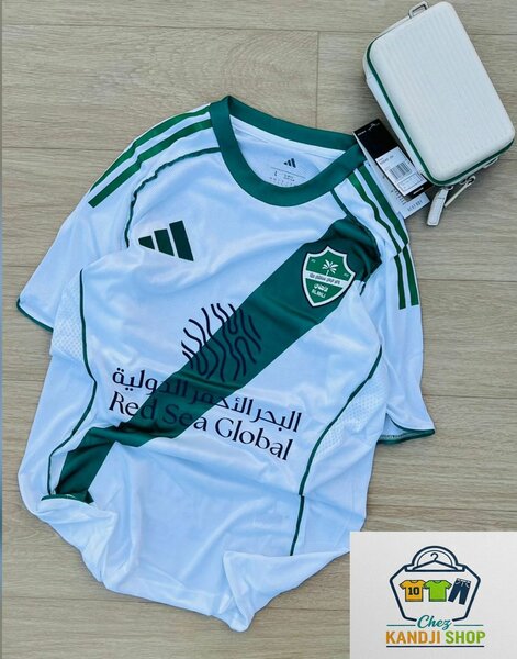 Maillot de foot Adidas vert et blanc