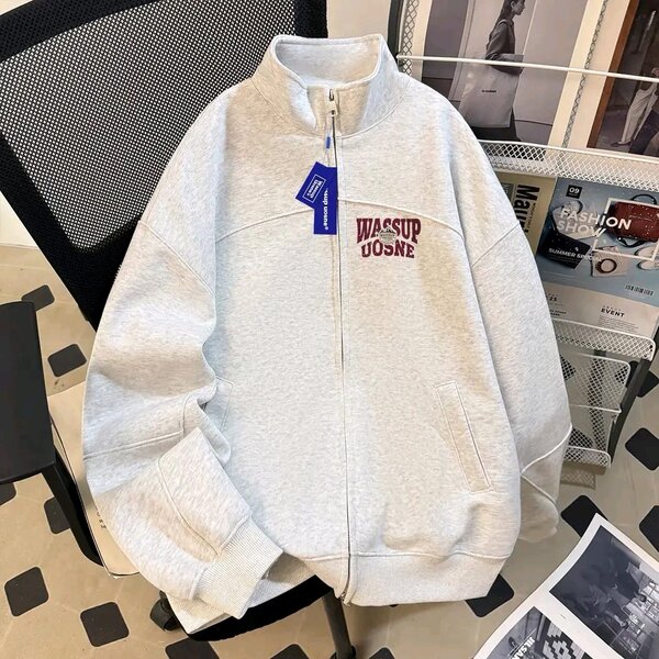 Veste zippée unisexe casual