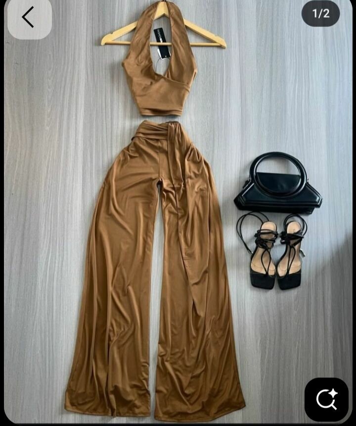 Ensemble top et pantalon chic