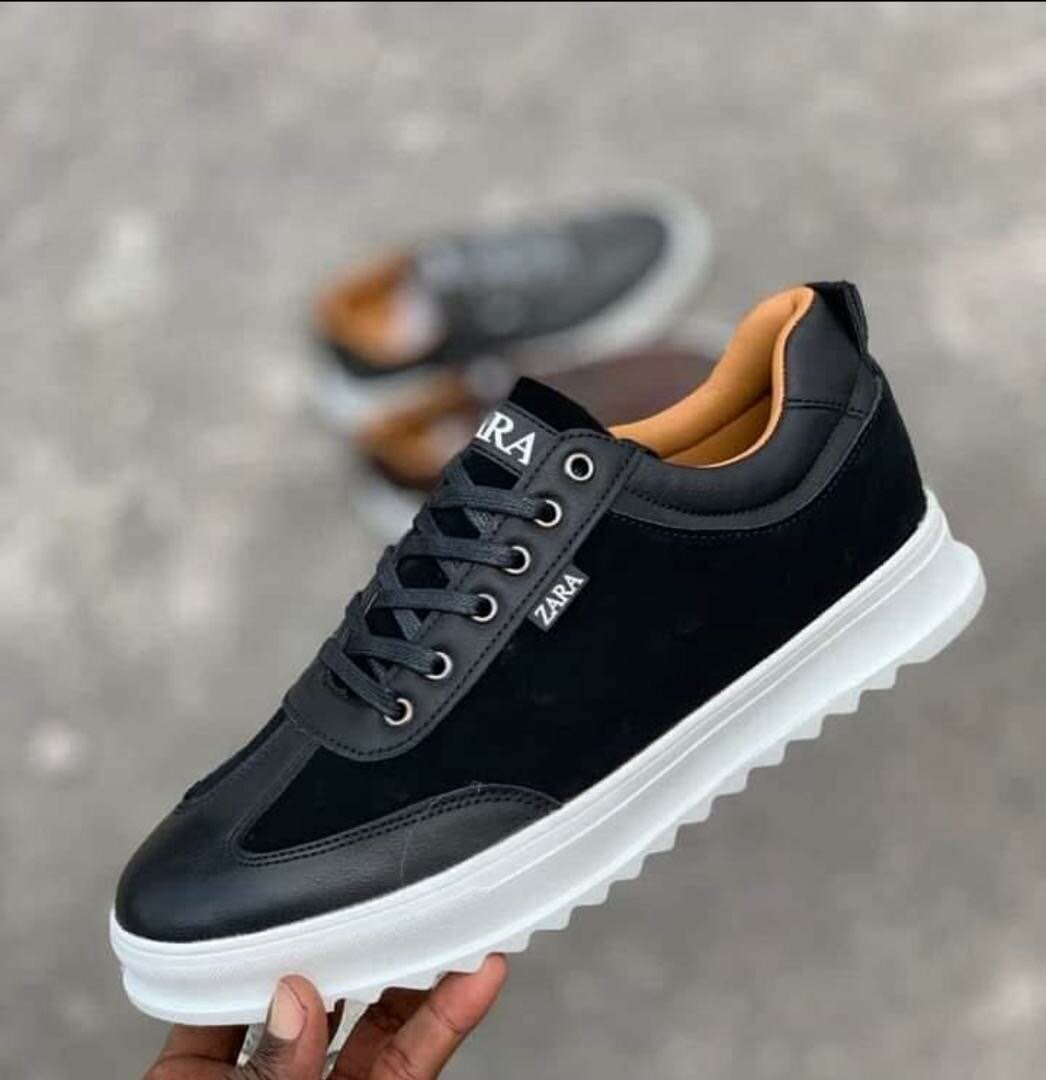 Baskets hommes noires Zara