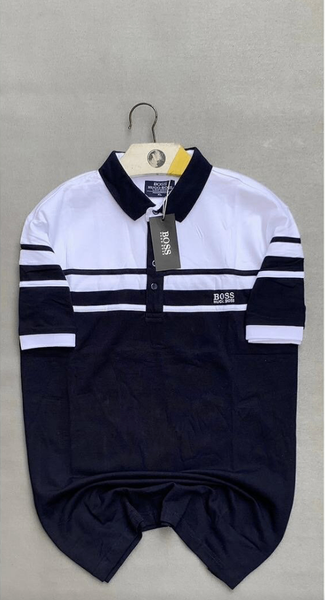 Polo homme rayé élégant
