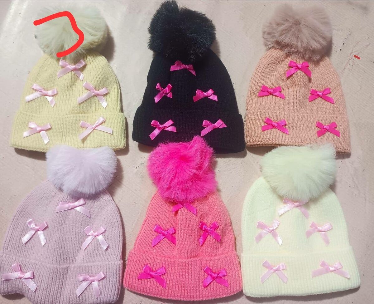 Kids wolen cap