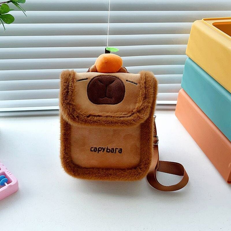 Sac à bandoulière peluche Capybara