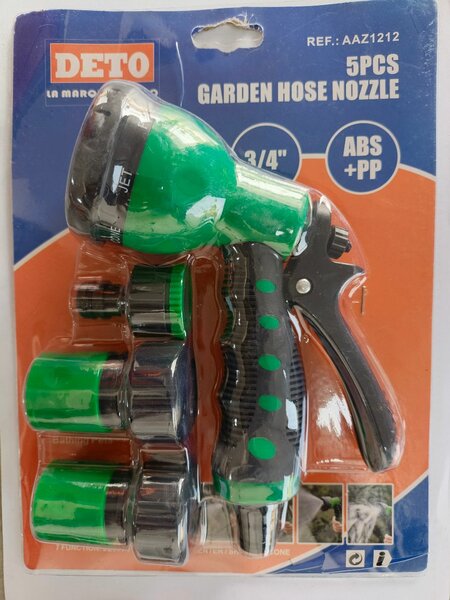 Embout de Tuyau 5 Pièces DETO