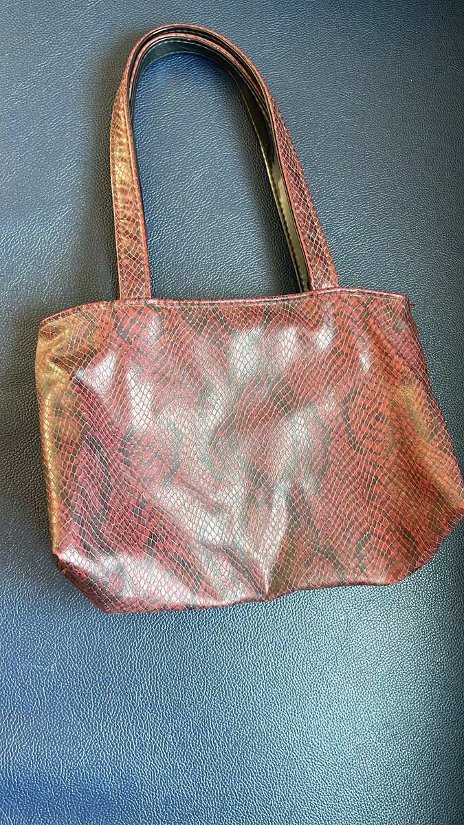 Sac à main peau de serpent